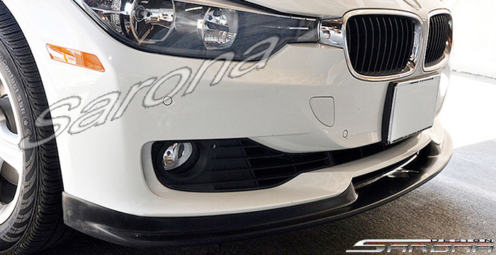 Custom BMW 3 Series  Sedan Front Lip/Splitter (2012 - 2014) - $349.00 (Part #BM-051-FA)